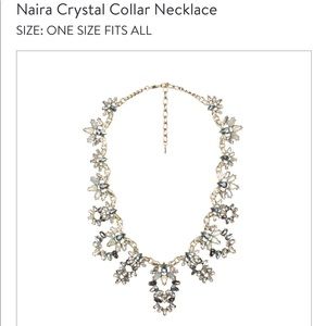 Crystal collar necklace